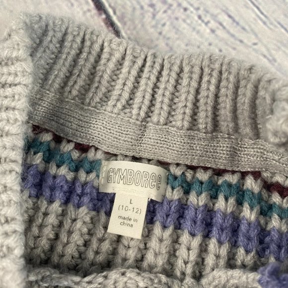 Gymboree Girls Striped Long Sleeve Sweater Dress - Picture 5 of 9